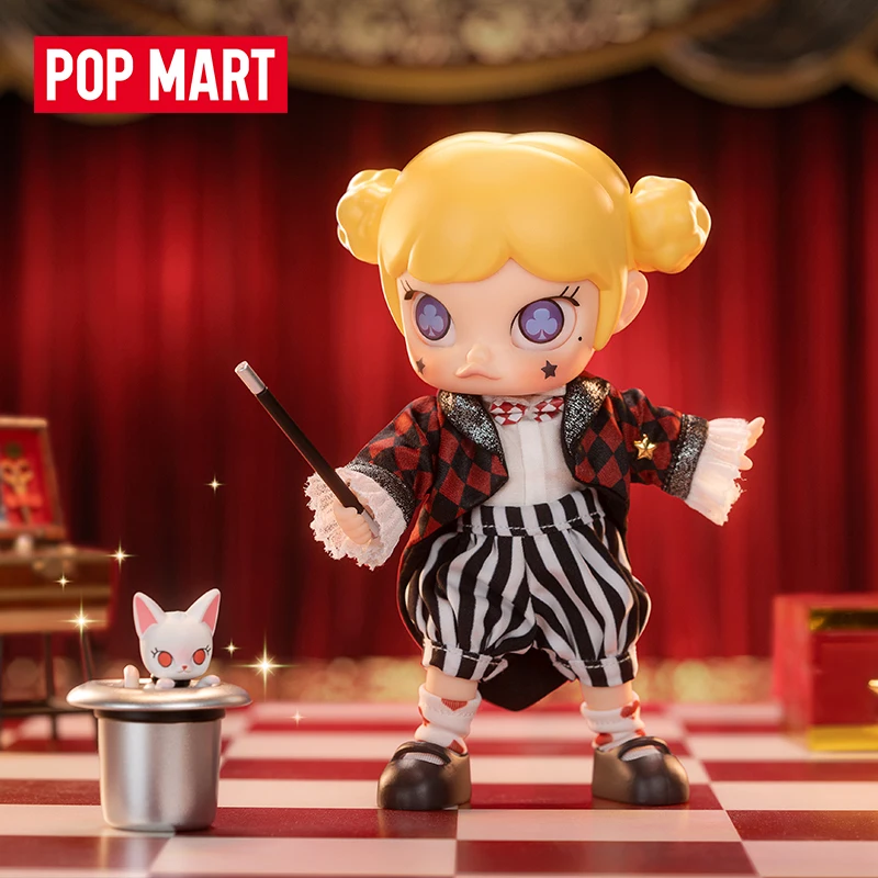 

POP MART MOLLY Magic Show Action Figure BJD Collectible Figurine Anime Action Figures Home Decor Desktop Dolls Model Girls Gift