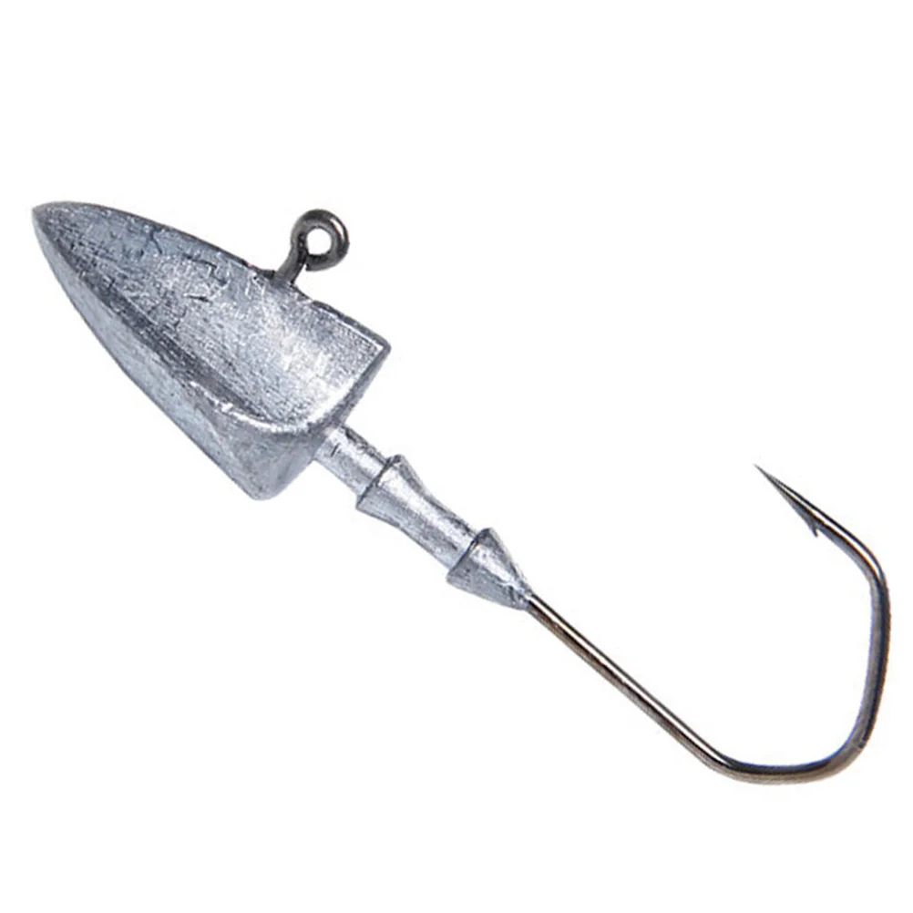 

Soft Lure Head Hook Jig Head Hook Soft Worm Lure Durable Premium Tackle Baits Accessories Jighead