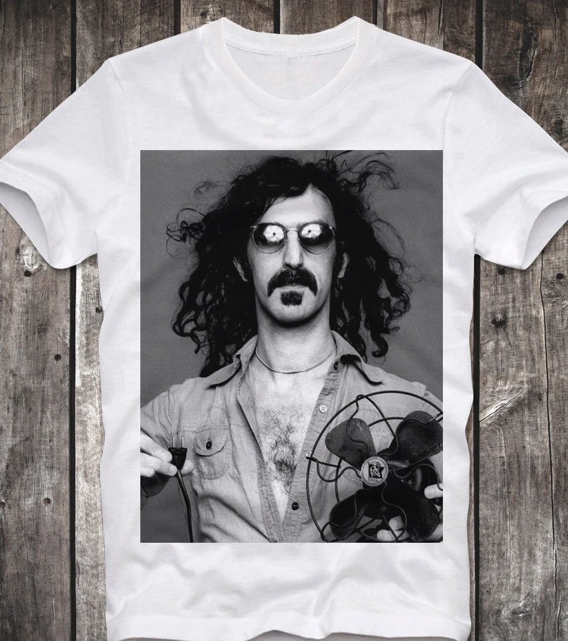 

T Shirt Frank Zappa Live Retro Vintage Captain Beefheart Print Tees Short Sleeve O-Neck
