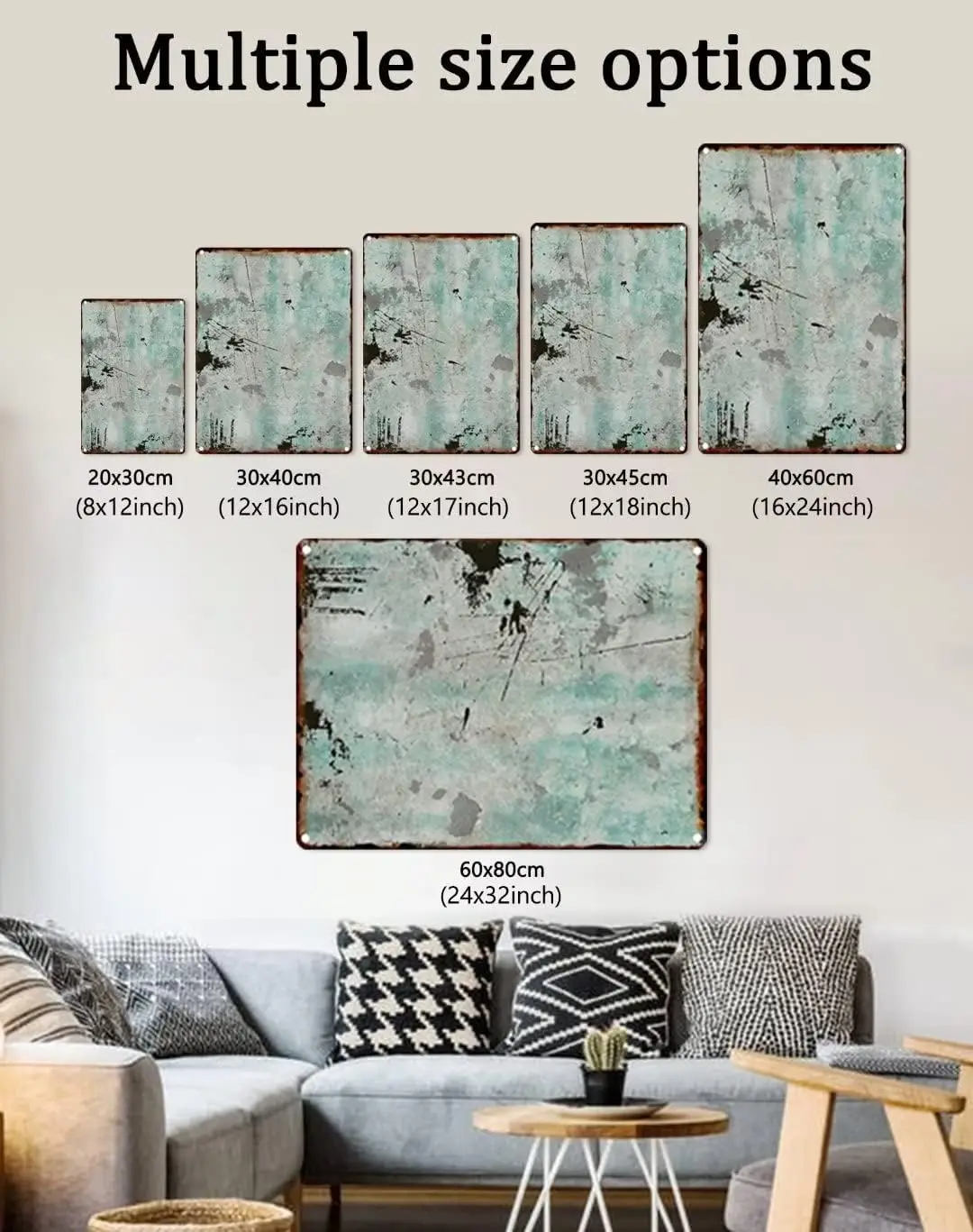 Ретро m Плакат Шторм Метл Они промывшие в ее тебя Cnnot Wthstnd The Storm Vntge Plque Metl Tn Sgns Wll Decor