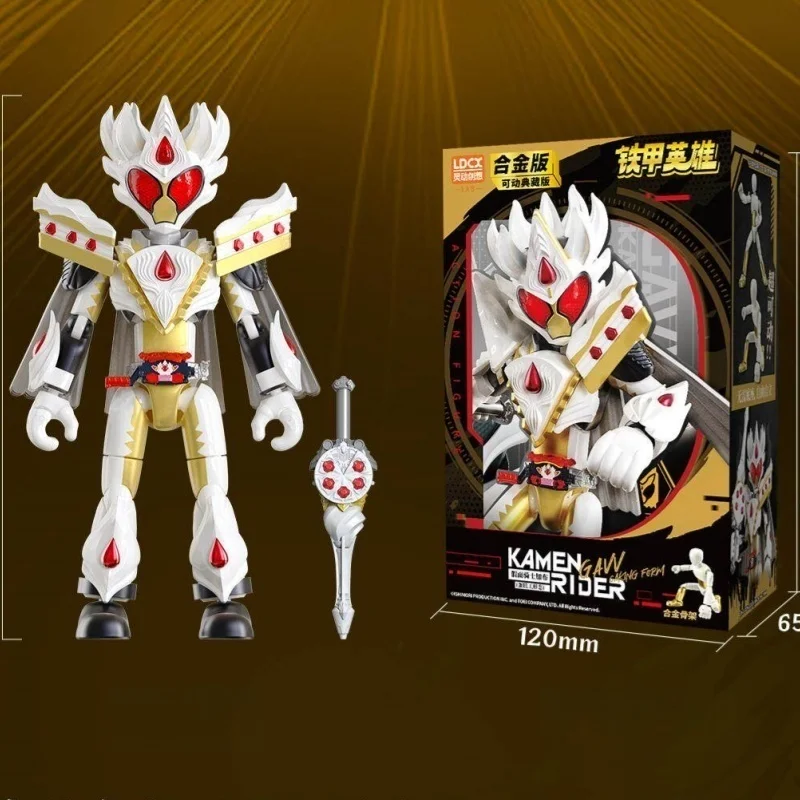 Фото LDCX Ironclad Hero Kamen Rider Bull Emperor Rides Gabu The Fox: Анимационные периферийные игрушки, Q-версия, подвижная модель-фигурка, подарок №2