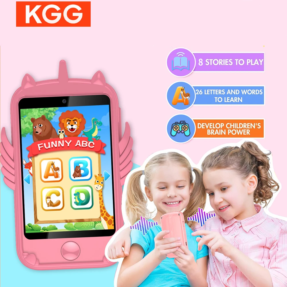 KGG Смарт-детские Часы 2G С Двумя SIM-картами Детский Телефон Изучением Английского
