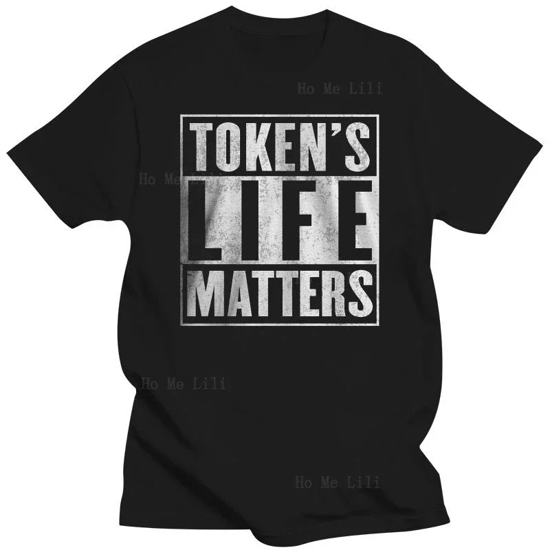 Футболка большого размера с забавной машинной стиркой Tokens Life Волшебные