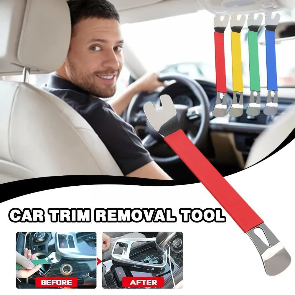 

Портативный Зажим для автомобильной двери инструменты для снятия отделки Автомобильная панель для разборки приборной панели инструмент для ремонта аудио металла снятие радио Q6X7