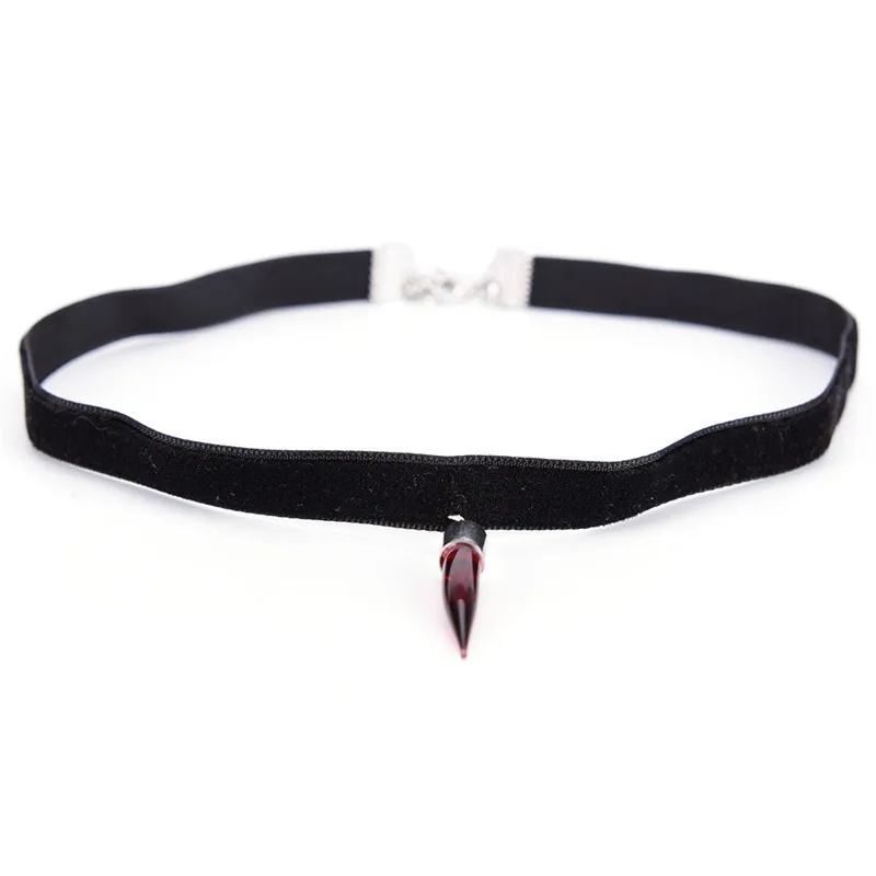 2022 винтажные Дневники вампира подвеска черное кружевное ожерелье-чокер ожерелье