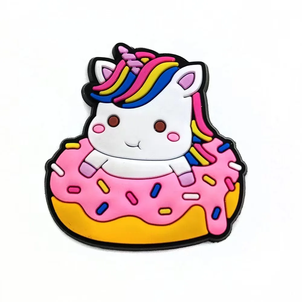 10Pcs unicorn shoe charms PVC shoe accessories Garden shoe decorations for Croc charms jibz Buckle Unisex Gifts And Kids Par