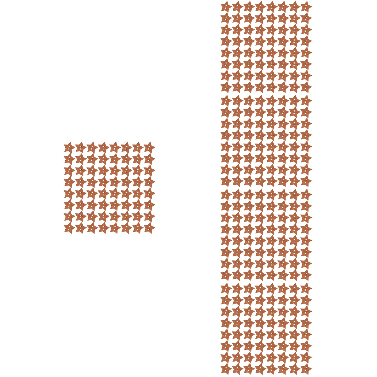 

750 pcs Retro DIY Delicate Sewing Buttons Wooden Star Embellishments Wood Craft Buttons Wooden Clothing Buttons