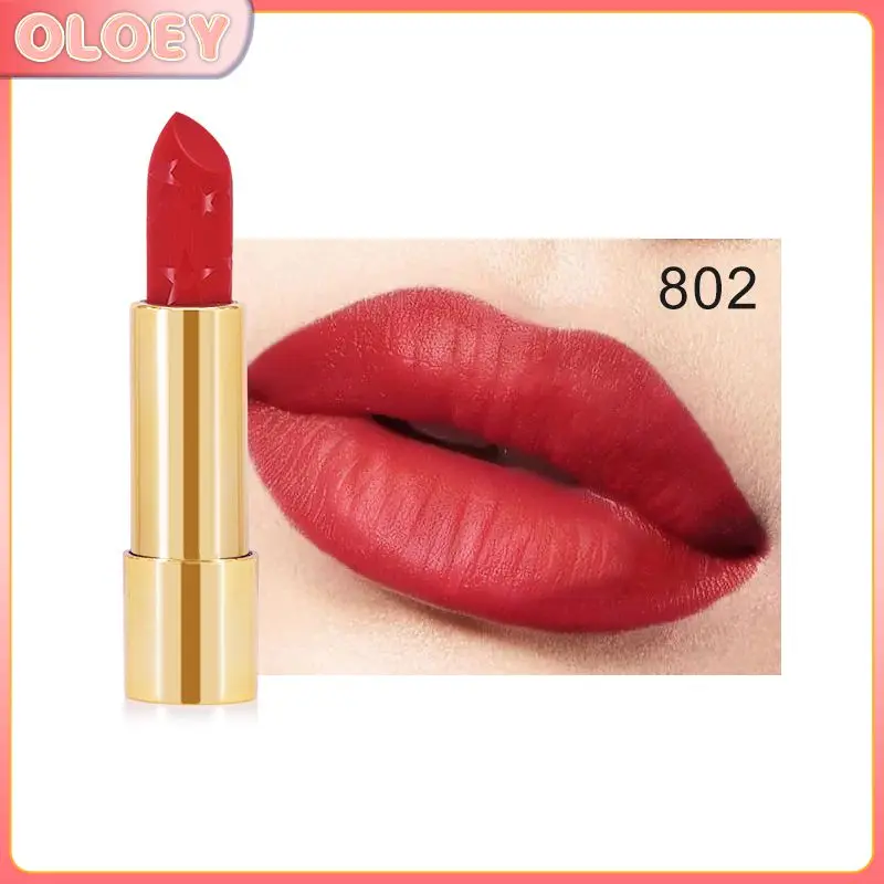 

9 Colors BRIC Velvet Matte Lipstick Waterproof Sweatproof Lip Glaze Non-stick Cup Mirror Long Lasting Lip Gloss TSLM1