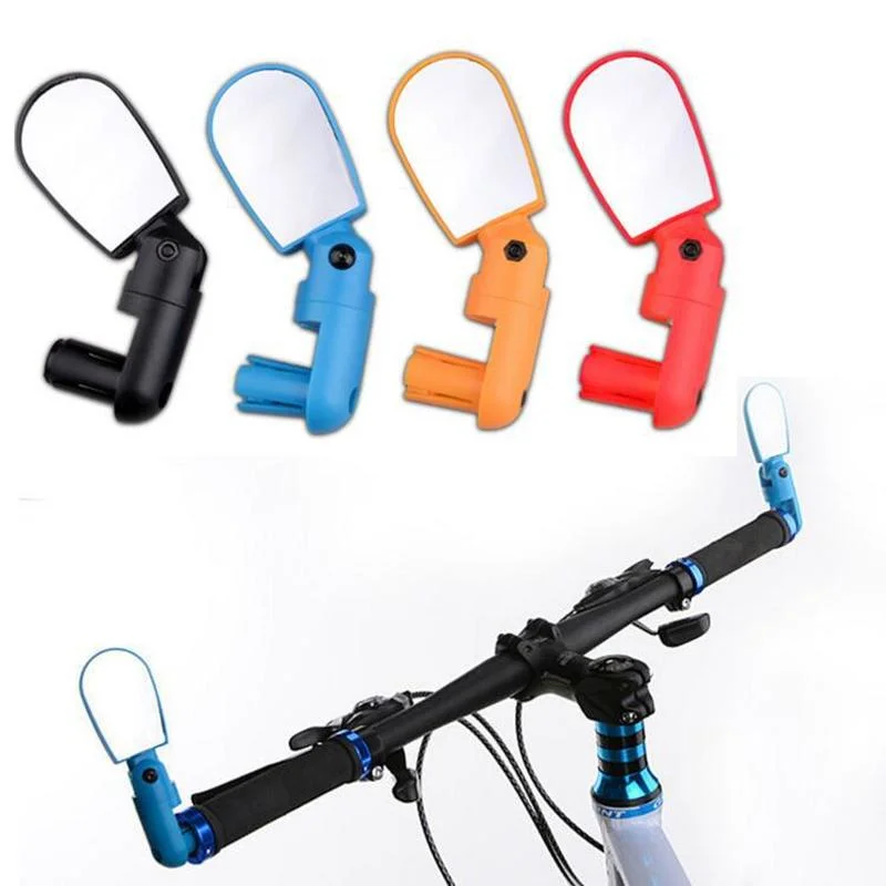 

Rotate Wide Range Bike Mirrors Bike Handlebar Cycling Reflector Electric Scooter Bicycle Accessories Bicycle Rearview Mirrors