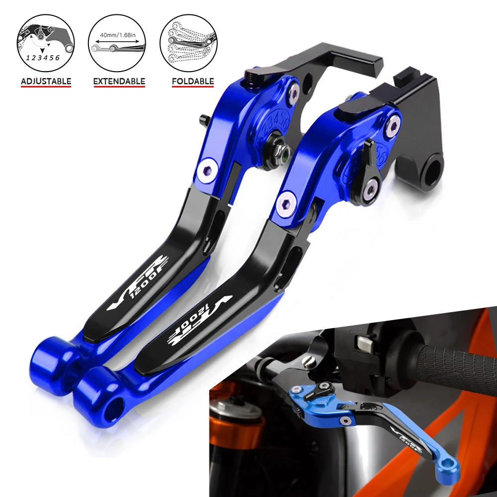 

FOR HONDA VFR1200F VFR1200X VFR1200F/X 2010 2011 2012 2013 2014-2020 2019 2018 2017 Motorcycle Foldable Brake Clutch Levers