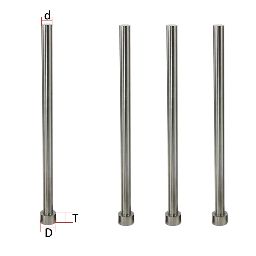 

SKD61, 4,5*200 мм, пластиковый Инжекционный компонент с круглым наконечником, прямой штамповочный эжектор, штифт