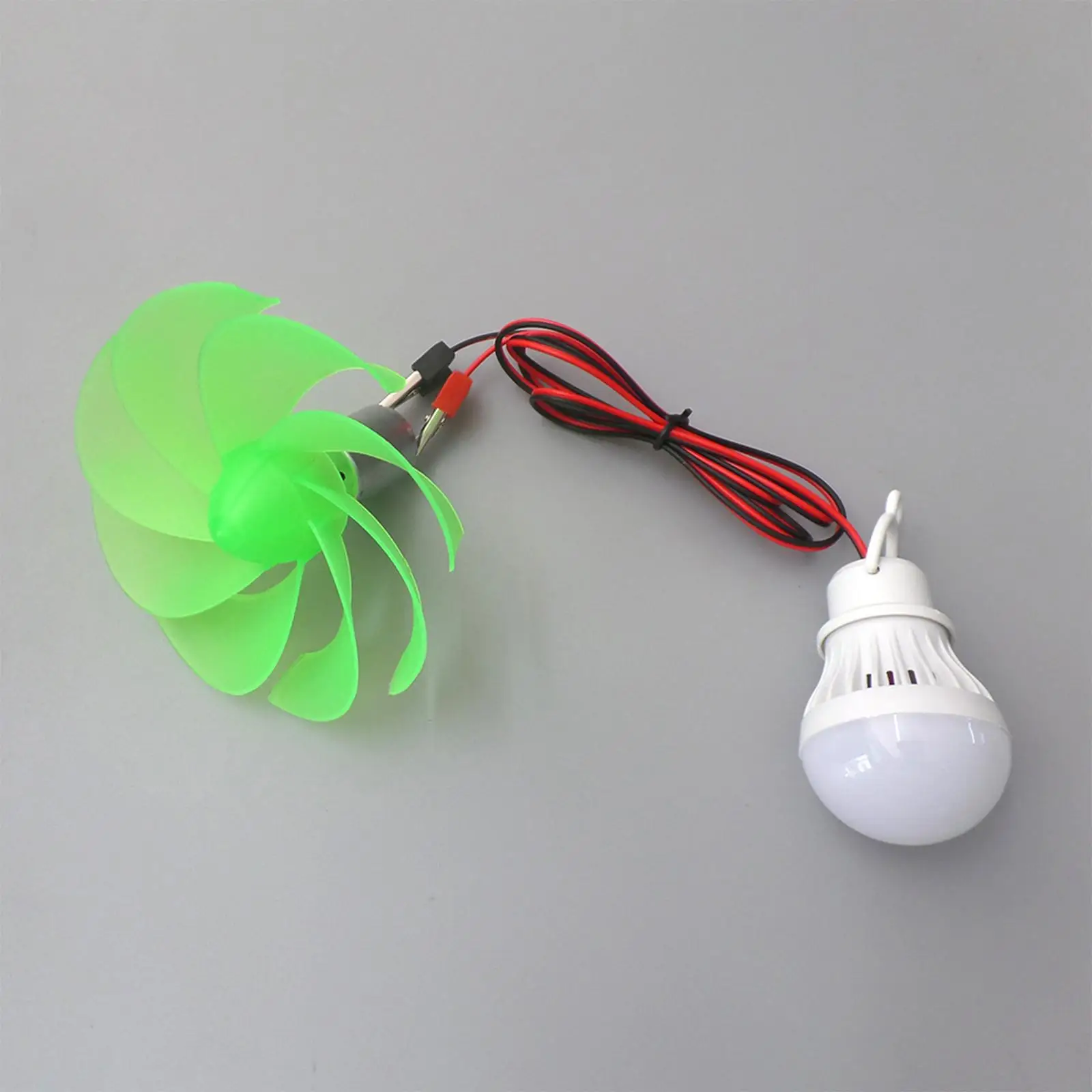 

Wind Power Generator Educational Toy Set Simple Circuit Windmill Kids