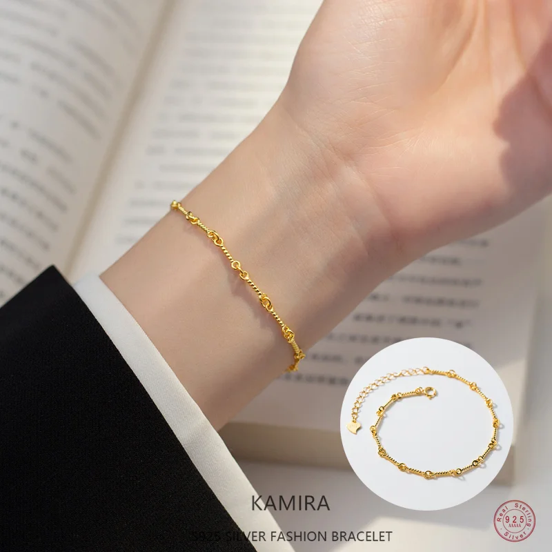 

Женский браслет из серебра 925 пробы, с пряжкой