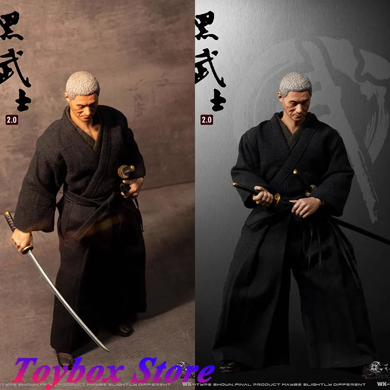 WOLFKING WK-89029 1/6 черная голова воина комплект одежды аксессуар для оружия мужской