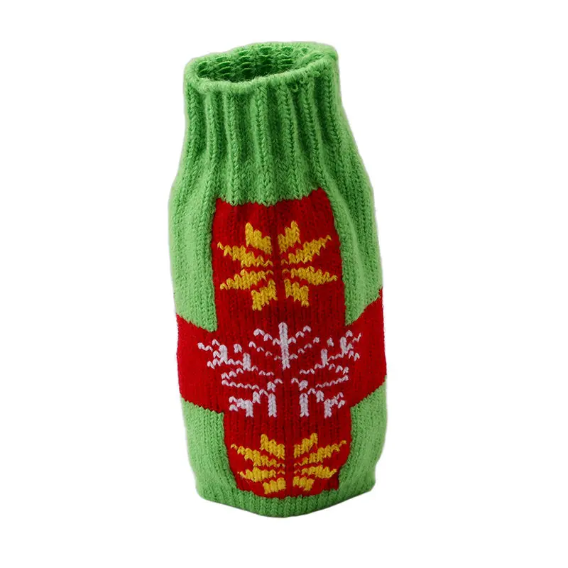 

Набор рождественских бутылок для пива, украшение для новогодней бутылки, имбиря, оленя, снежинки, пива