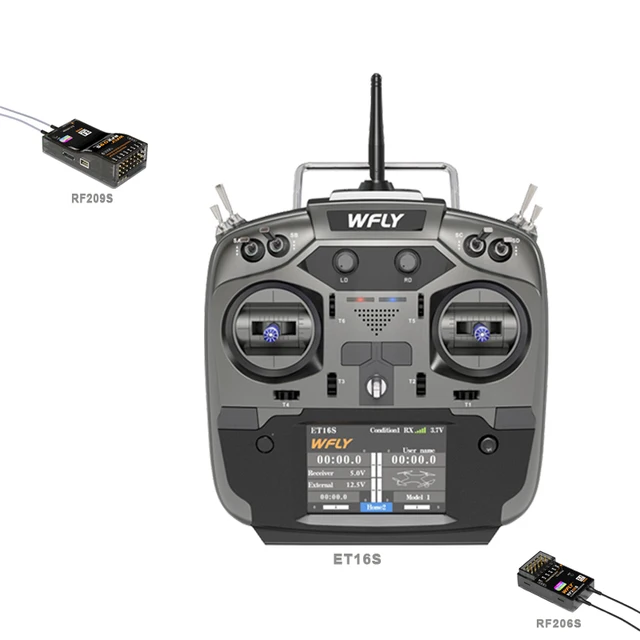 WFLY ET16S 2.4GHz 16CH FHSS Hall + RF206S + RF209S Receiver WFLY ET16S 2.4GHz 16CH FHSS Hall + RF206S + RF209S Receiver