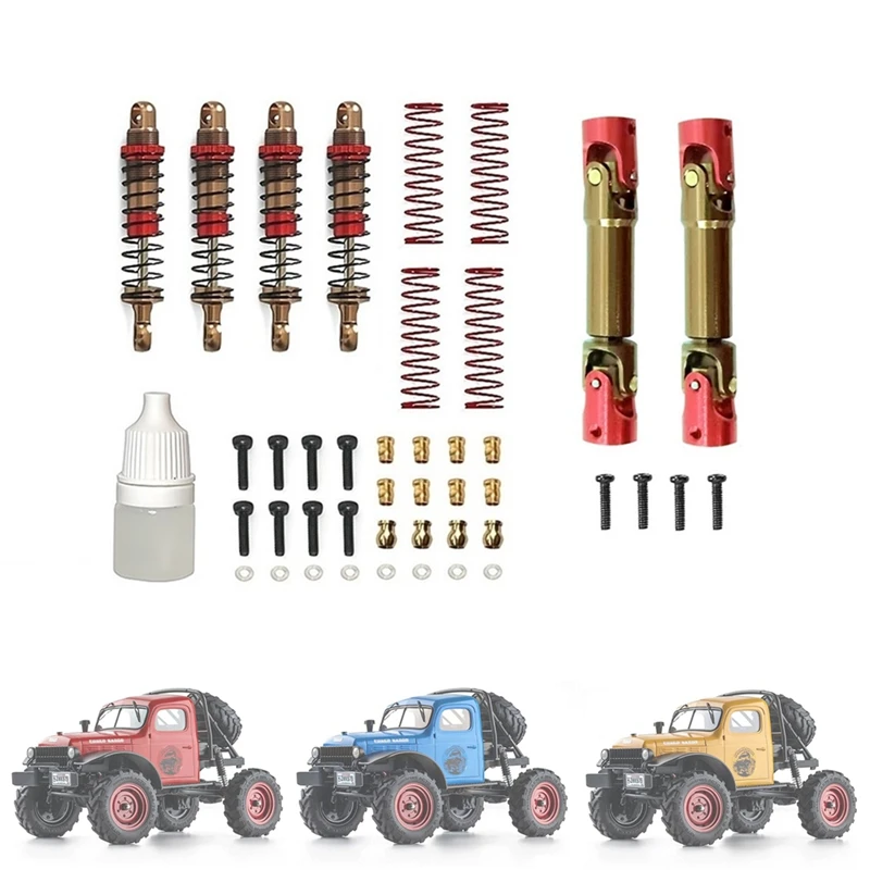 

Oil Shock Absorber And Drive Shaft Replacement RC Crawler Car Upgrade Parts Accessories For FMS 1/24 FCX24 1/18 MOGRICH