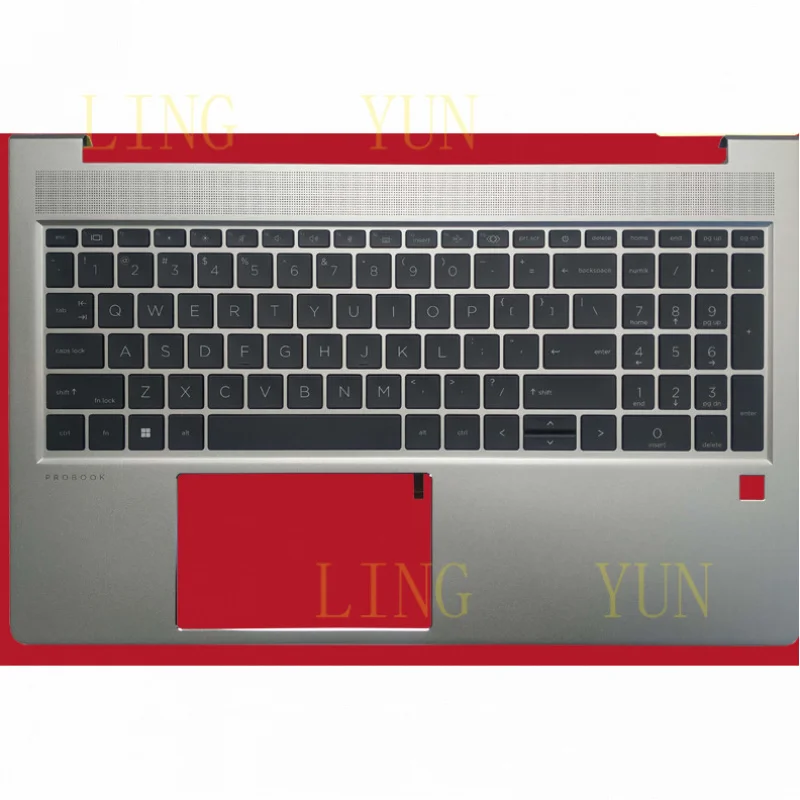 Фото Подходит для HP ProBook 450 G8 455 G8 C shell, клавиатура, подставка для рук, тачпад M21740-001 №1