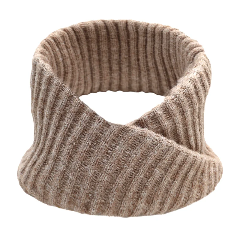 

Winter Windproof Wrap Scarf Warm Plush Knitted Collar Scarf for Women Turtleneck Neck Cover Knitted Fake Collar Detachable Scarf