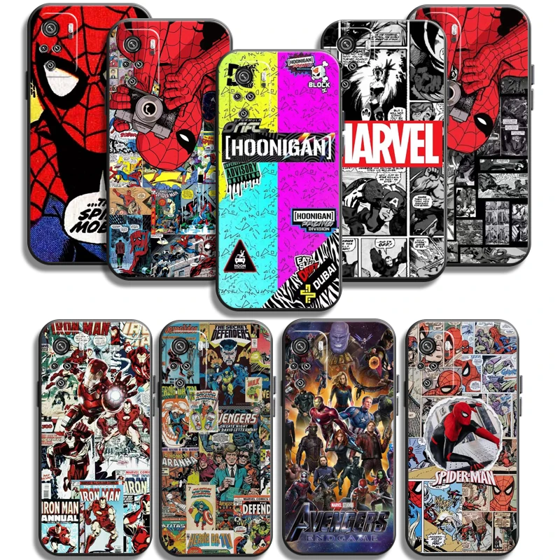 

Marvel Iron Man Phone Cases For Xiaomi Redmi Redmi 7 7A Note 8 Pro 8T 8 2021 8 7 7 Pro 8 8A 8 Pro Coque Soft TPU Carcasa