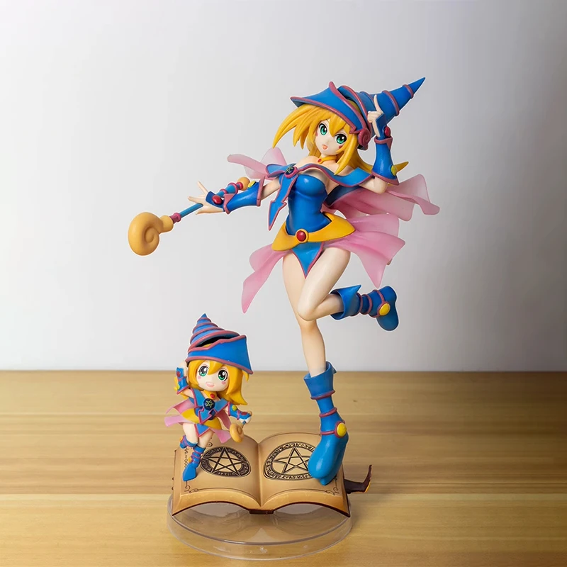 

28cm Yu-Gi-Oh! Dark Magician Girl Anime Monster PVC Figure Action Mana Figure Figurine Collectible Model Doll Toys Gift