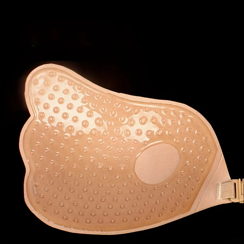 Силиконовые однотонные многоразовые вставки для бюстгальтеров женщин с