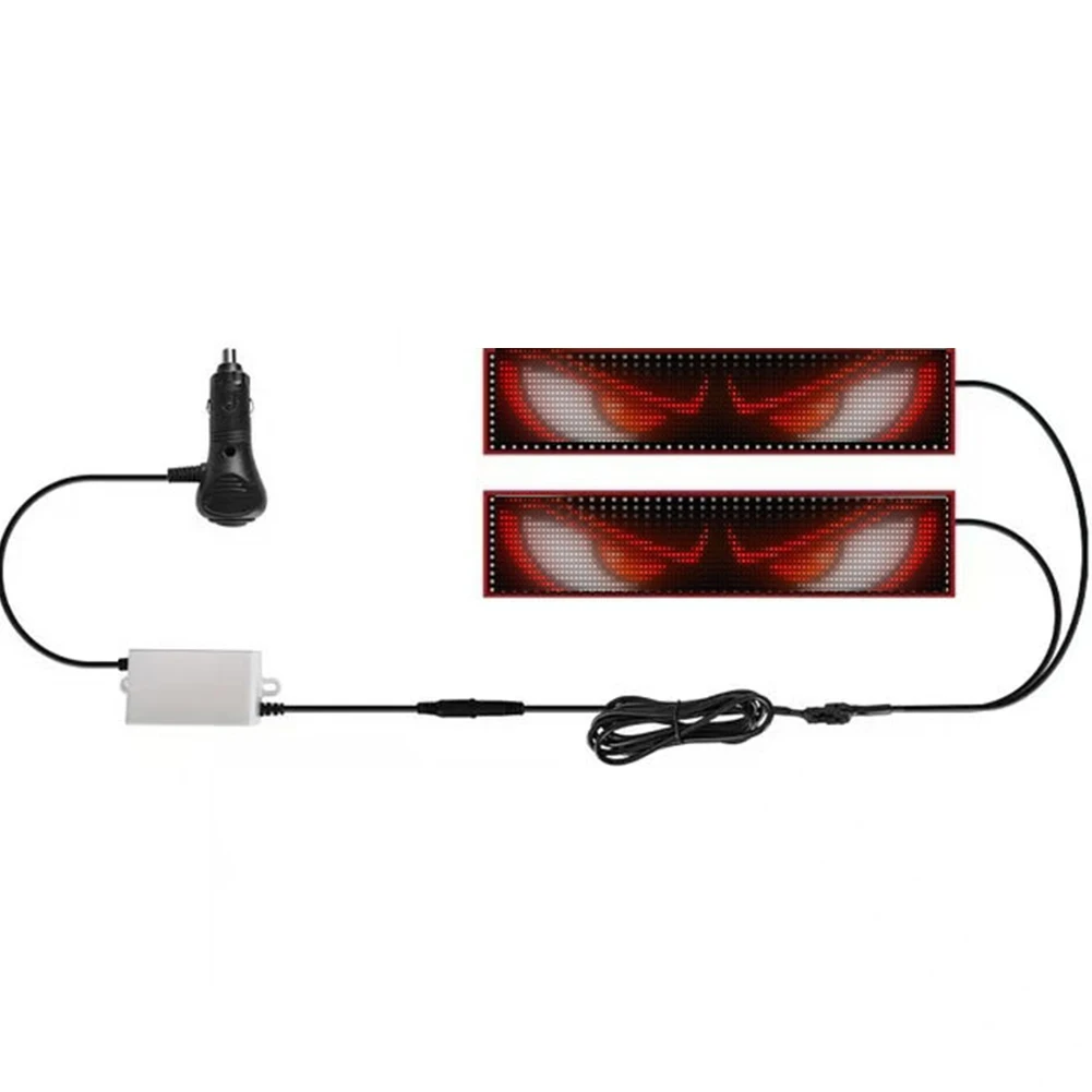 Devil Eyes Light для автомобилей Светодиодный дисплей Динамические глаза автомобиля