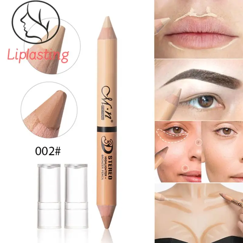Face Makeup Concealer Waterproof Contour Repair Bronzer Brighten Wooden Pen Tslm1