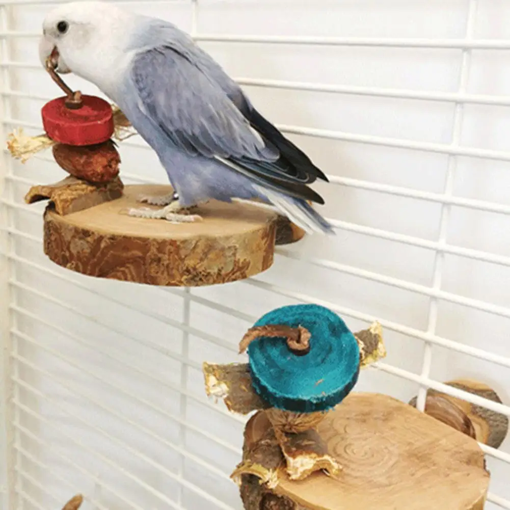 

Practical Parrot Stands Easy to Disassemble Strong Hardness Bird Parrot Platform Toy Bird Toy Parrot Platform