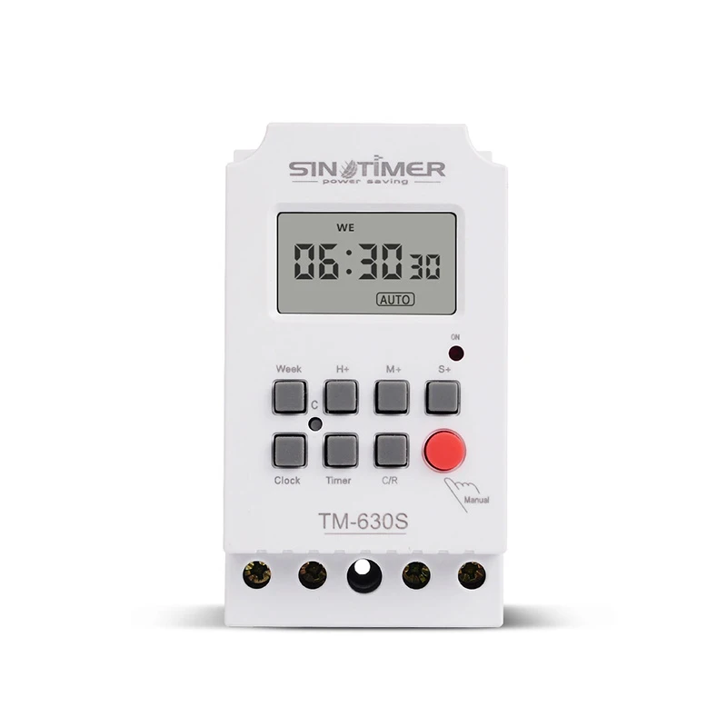 

Sinotimer Seconds Control Timer Switch Large Screen Digital Display Hot Pin Voltage Output Time Controller