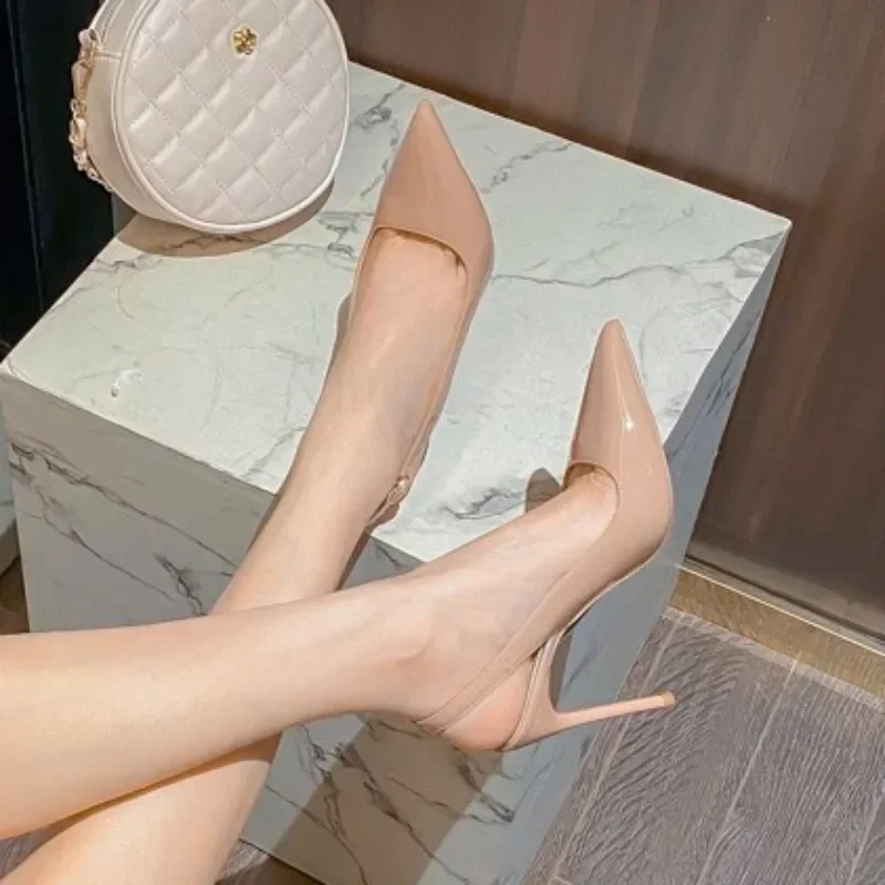 AZYDZL женские модные летние туфли-лодочки с острым носком и резиновой подошвой на