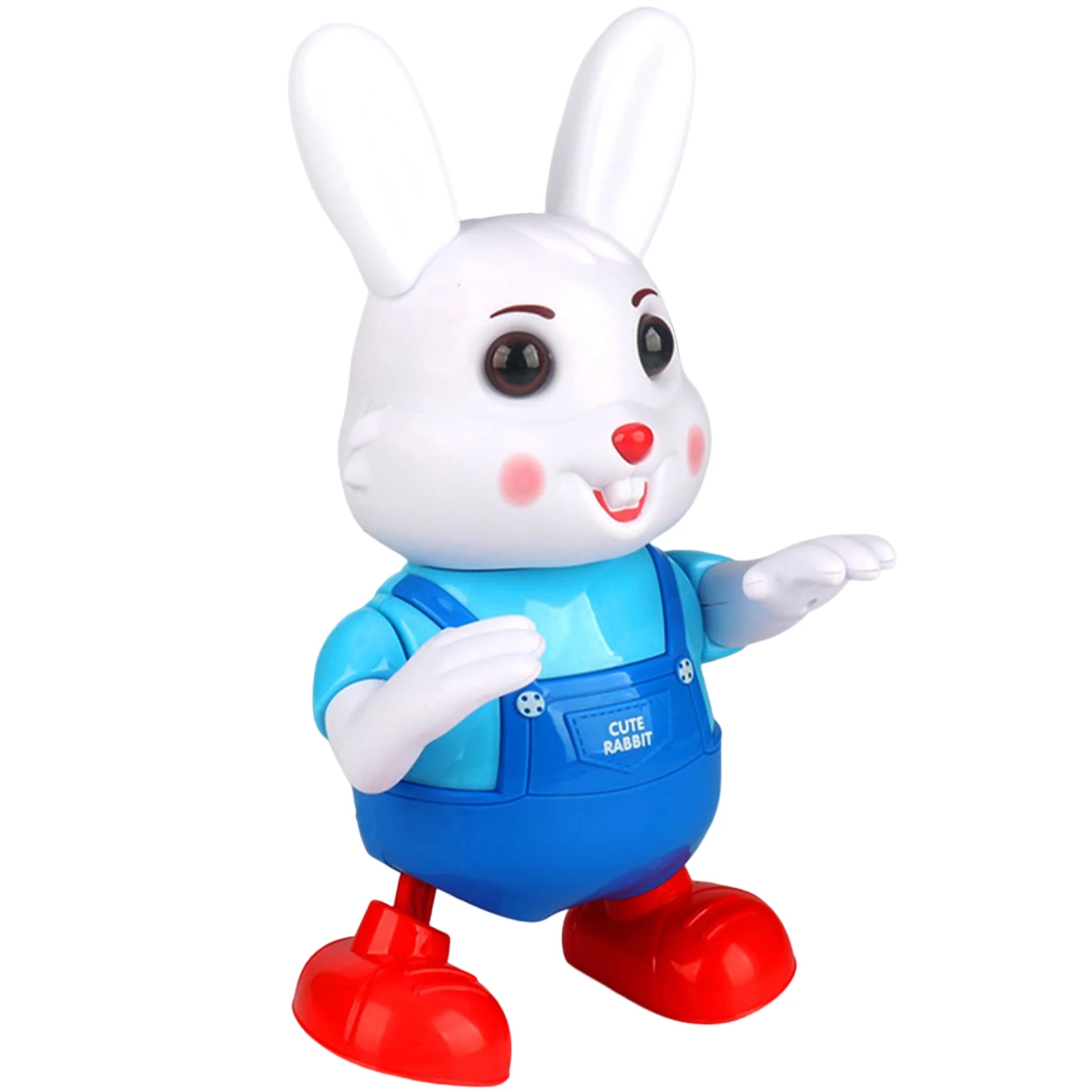 

Electric Dancing Rabbit Robot Toy with Light Music Luminous Flashing Singing Dancing Rabbit Toy for Kids Early Education Toy