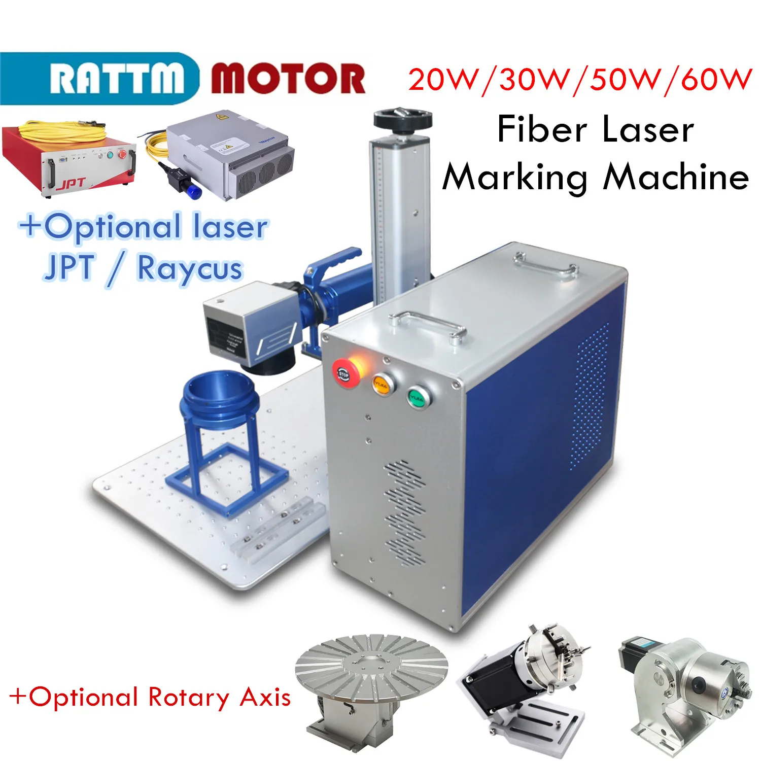 

JPT M7 MOPA 60W Raycus 20W 30W 50W Hand-held High Accuracy Fiber Laser Nameplate Marking Machine For PVC Plastic Stainless Steel