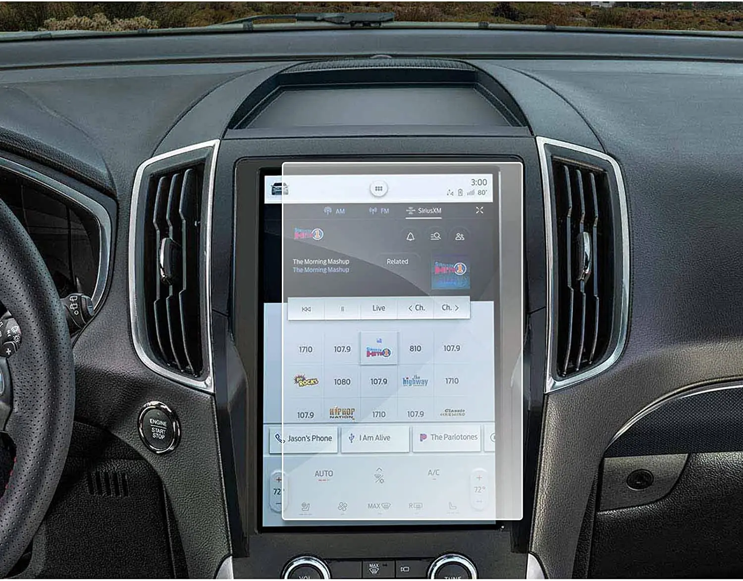

Пленка из закаленного стекла для автомобильной навигации Ford Edge 2021 2022 2023, 12 дюймов, защита экрана, аксессуары для салона автомобиля
