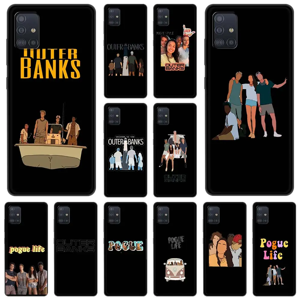 

Outer Banks Cartoon Pogue Life Phone Case For Samsung Galaxy A51 A71 A21S A12 A11 A31 A41 A72 A01 A03s A52 A32 A22 A13 5G Cover