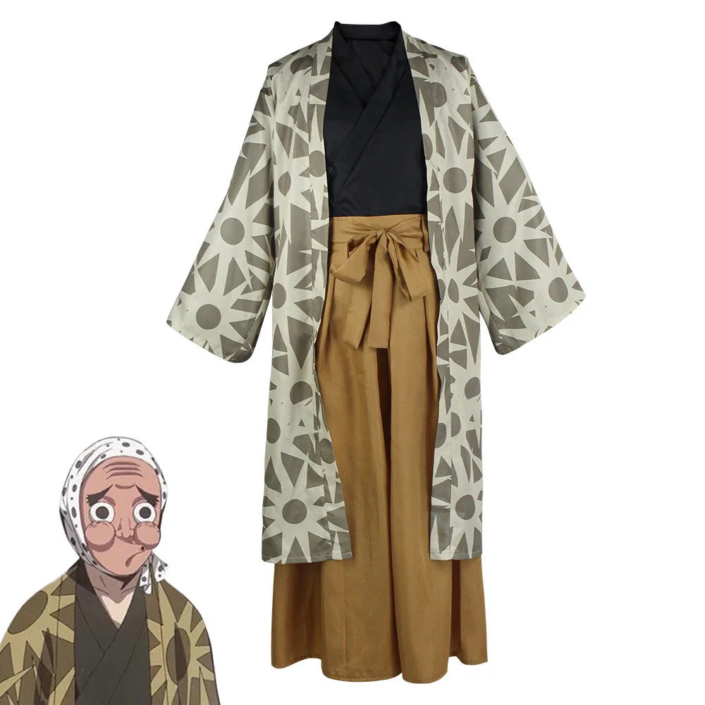 

Anime Haganetsuka Hotaru Cosplay Costume Demon Slayer Cosplay Cloak Haganetsuka Hotaru Kimono Halloween Party Set