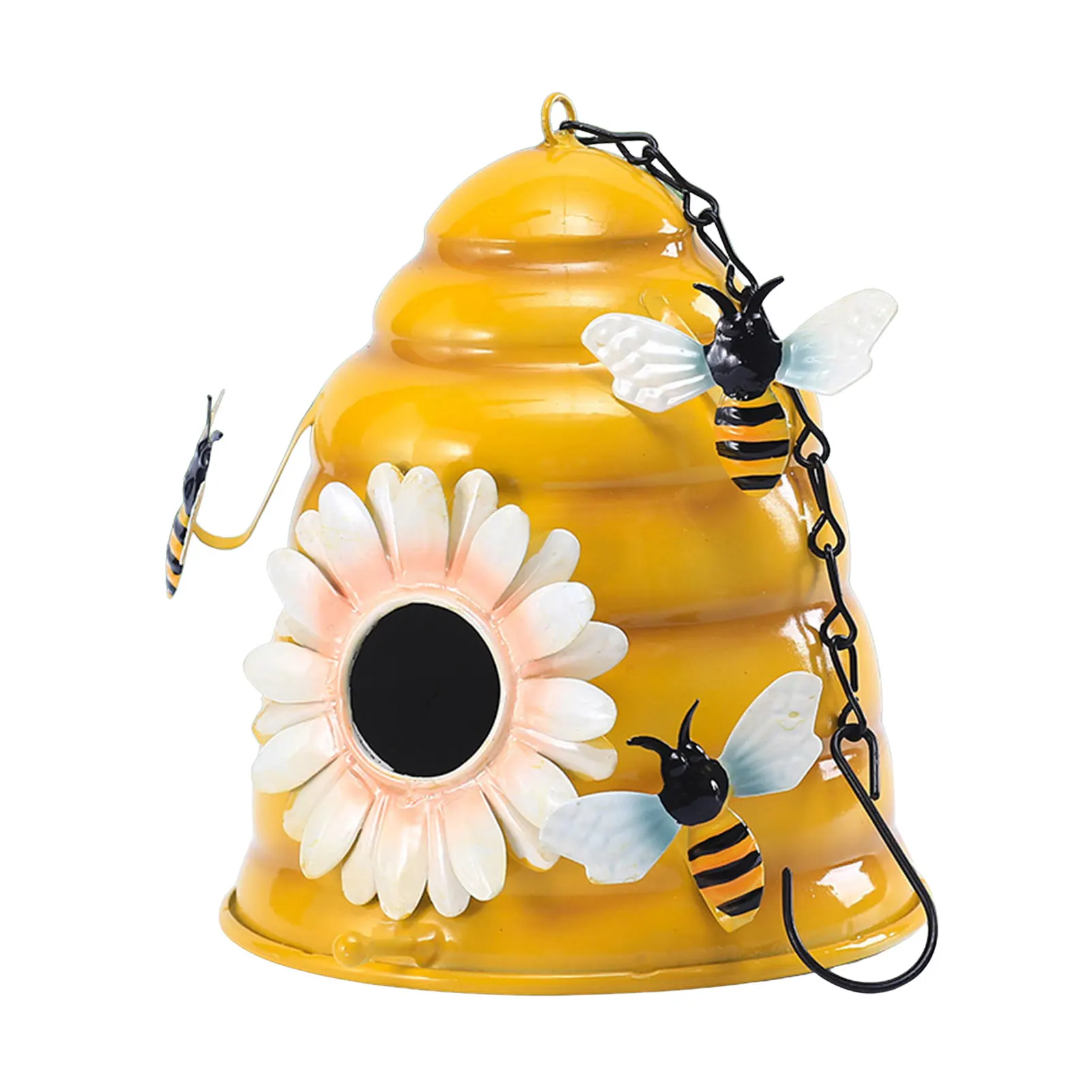 

Bird House Hand Crafted Iron Bird Nest Hangings Birdhouse For Outside Decorative Bird Houses For Finches Wild Birds Hummingbirds