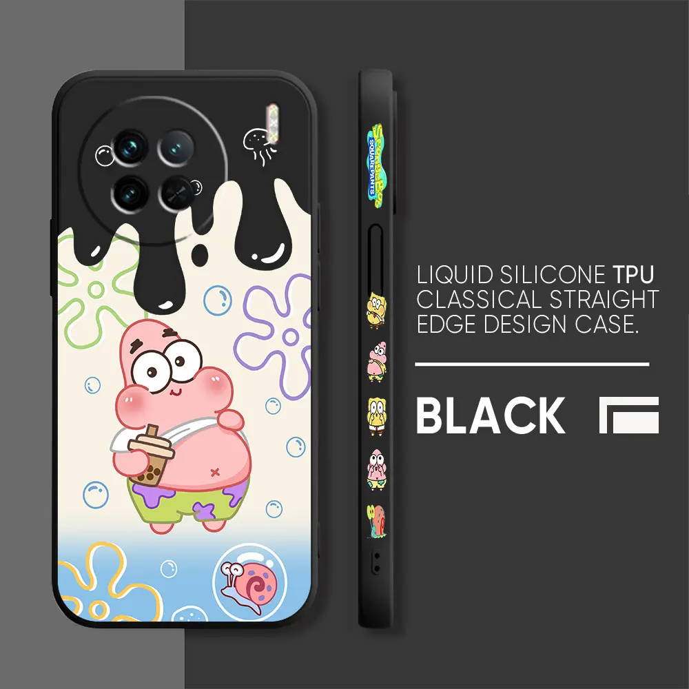 S-SpongeBob Patrick Star Cartoon Case For VIVO X21I X21S X23 X27 X30 X50 X60 X70 X80 X90 PRO PLUS Colour Case Funda Shell Capa