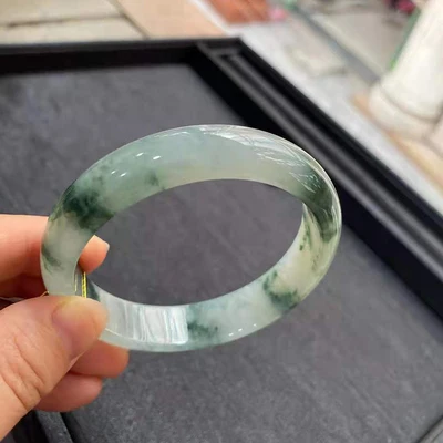 

Zheru ювелирные изделия натуральный бирманский японский браслет 54 мм-64 мм светло-голубой цветок элегантные украшения принцессы лучший подаро...