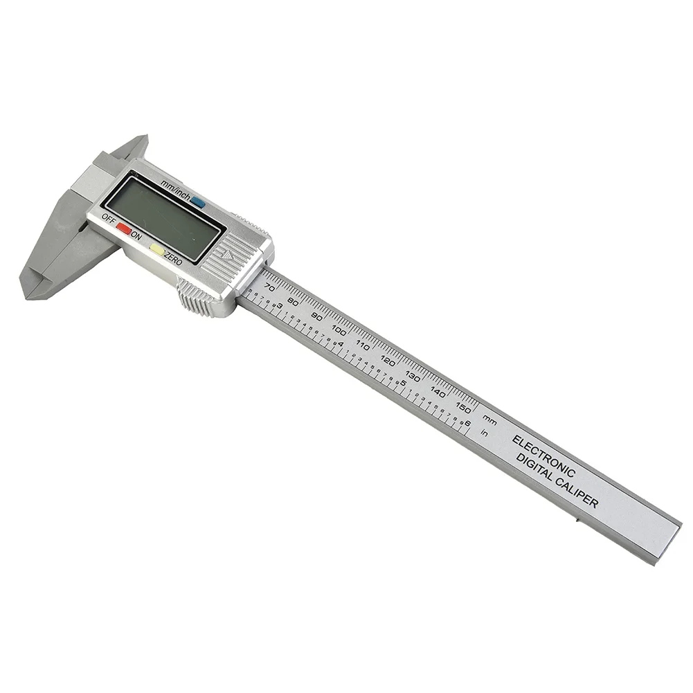 

150mm/6inch Digital Electronic LCD Steel Stainless Ruler Gauge Caliper Useful US 1*Digital Electronic Caliper Ruler