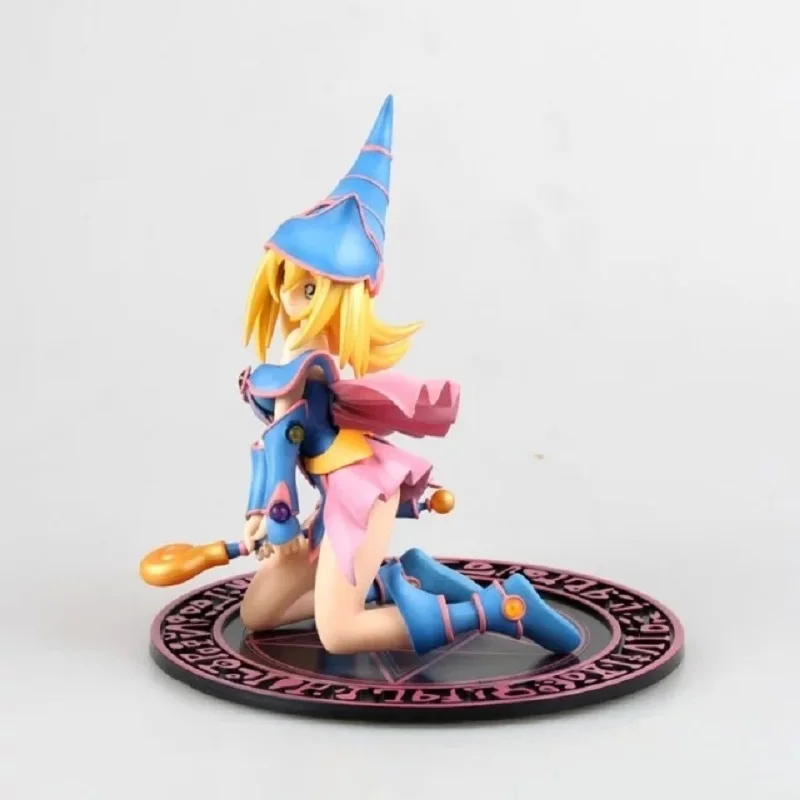 Фото Аниме-фигурки ARTFXJ Yu-Gi-Oh Mana BMG DMG Dark Black Magician Girl, ПВХ экшн-фигурки, модели игрушек, 17 см №4