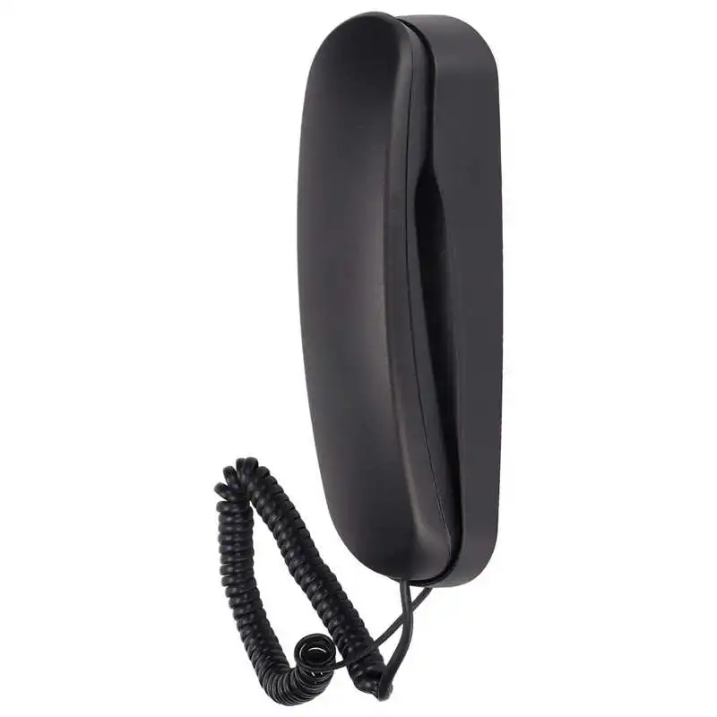 A062 Wall Mounted Phone Noise Cancelling Last Number Corded Telephone for Home Hotel Office