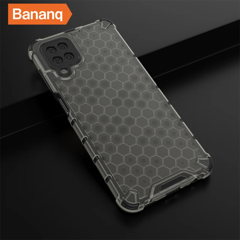 

Bananq Clear Shockproof Case For Samsung A13 A22 A32 4G A33 A42 A52 A72 A73 A82 Honeycomb Cover For Galaxy M33 M52 M53 5G
