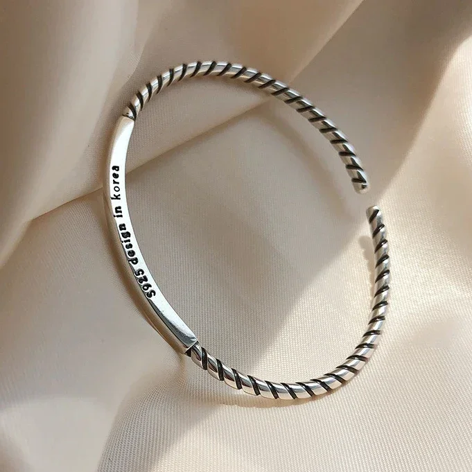 Регулируемый браслет MEETSOFT из серебра 925 пробы