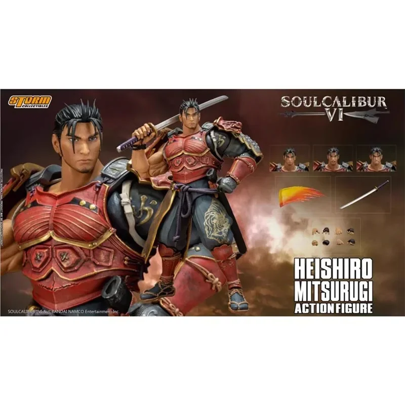 100% оригинальные Storm Toys масштаб 1/12 коллекционные Soulcalibur VI Heishiro Mitsurugi фигурки героев