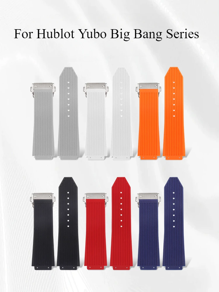 Удобный джентльменский силиконовый ремешок для наручных часов Hublot Yubo Big Bang Classic