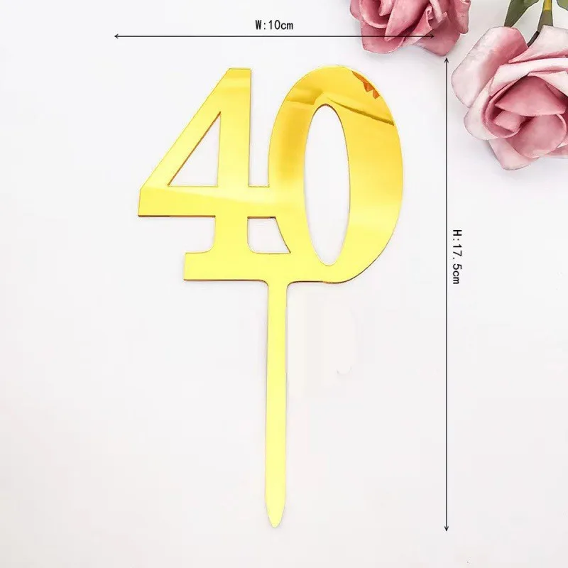 MOONBIFFY акриловый цифровой топпер для торта