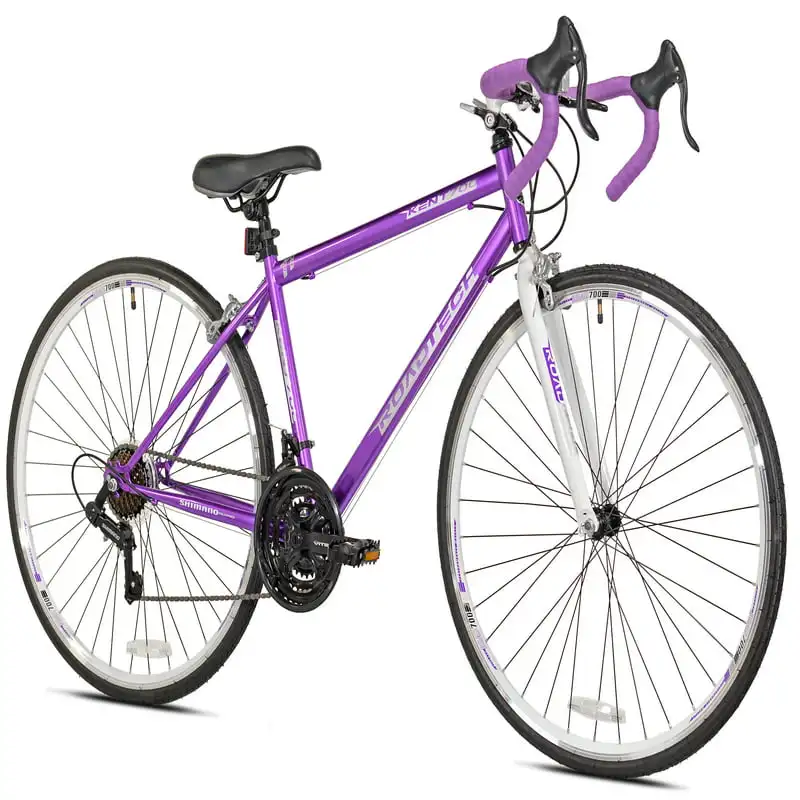 Women's RoadTech Road Bike, Purple/White C wheel Training wh