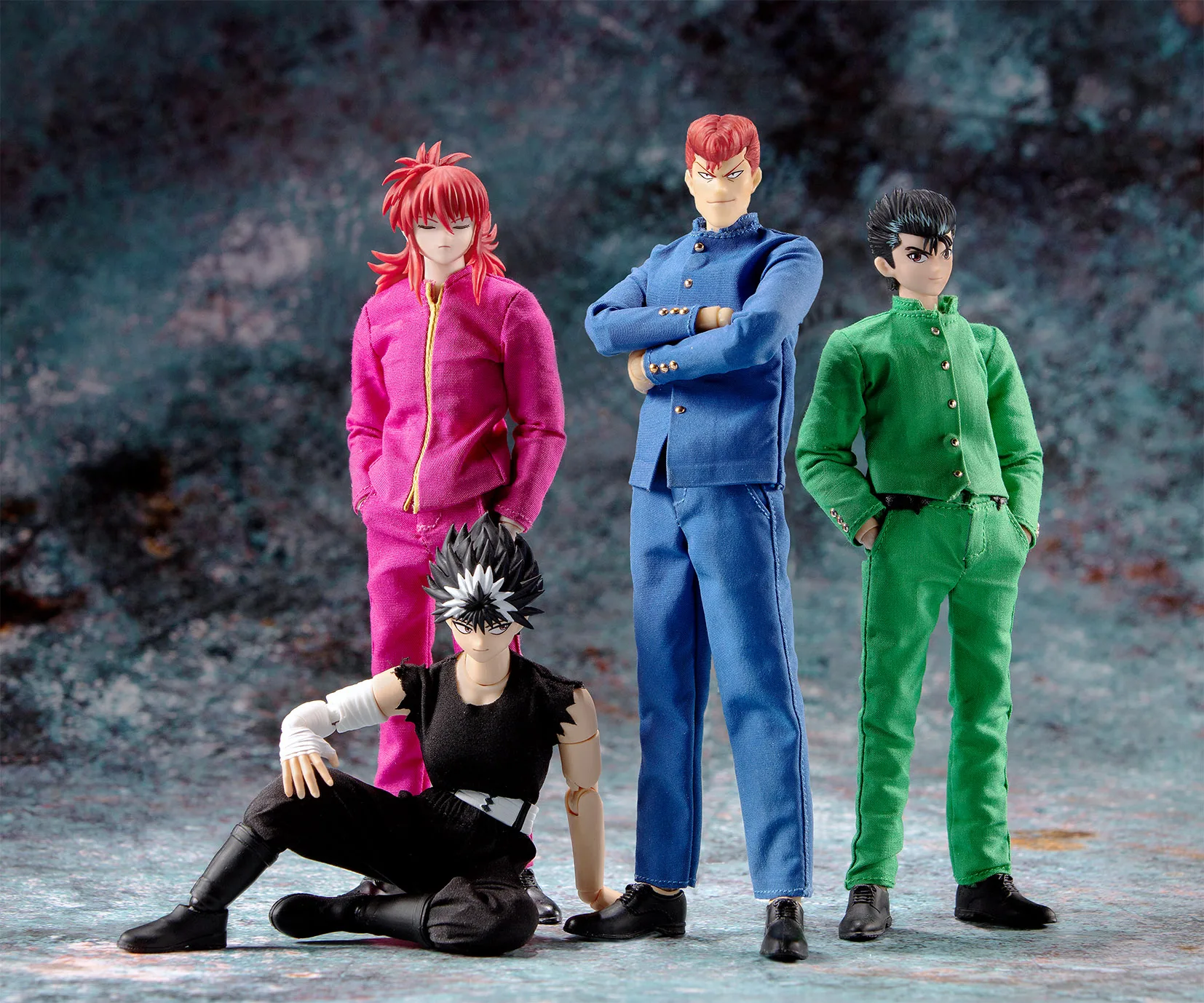 

GT Dasin Model YuYu Hakusho Yusuke Urameshi Yoko Kurama Jaganshi Hiei Kazuma Kuwabara Action Figure Collection Toys