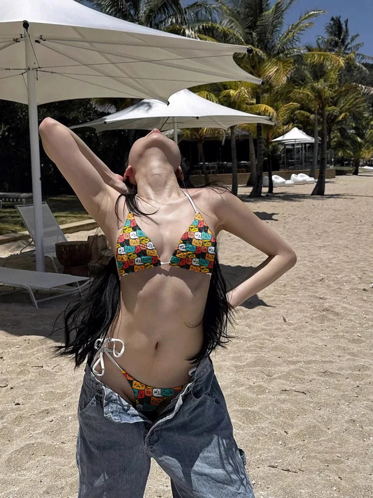 Женский бикини пуш-ап из полиэстера